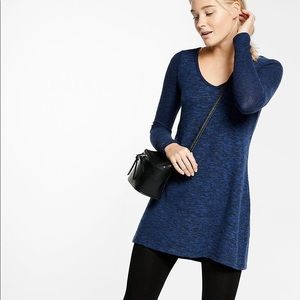 Cozy trapeze sweater dress